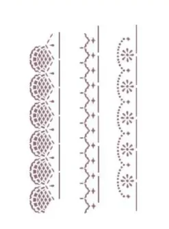 Online Plantilla de Stencil T-3083 Cenefas 21x30cm Dayka Plantillas