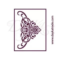 Clearance Plantilla de Stencil T-3180 Brocado 21x30cm Dayka Plantillas