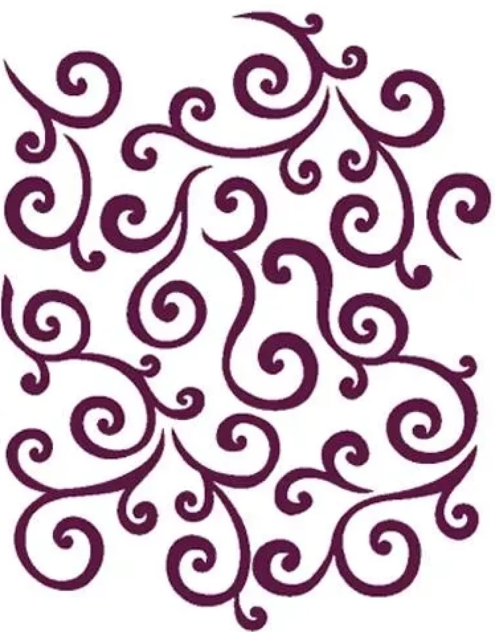 Hot Plantilla de Stencil T-3003 Entramado de volutas 21x30cm Dayka Plantillas