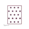 Clearance Plantilla de Stencil T-3133 Estrellas 21x30cm Dayka Plantillas