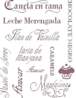 Clearance Plantilla de Stencil T-33051 Escrito cocina 30x42cm Dayka Plantillas