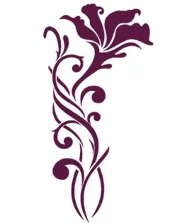 Sale Plantilla de Stencil T-3002 Flor enredadera 21x30cm Dayka Plantillas