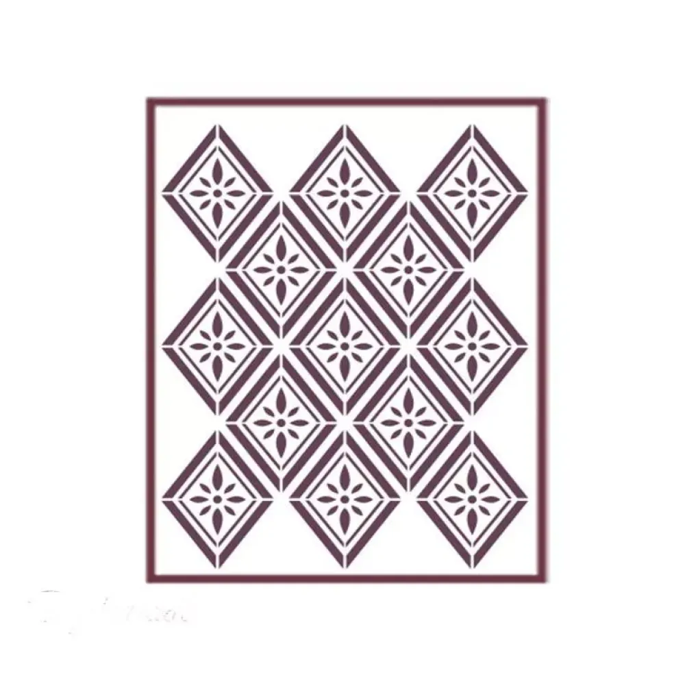 Online Plantilla de Stencil T-3126 Fondo 21x30cm Dayka Plantillas