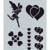 Plantilla de Stencil T-3037 Hada 21x30cm Dayka Plantillas