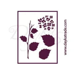 Best Plantilla de Stencil T-3159 Hortensia 21x30cm Dayka Plantillas