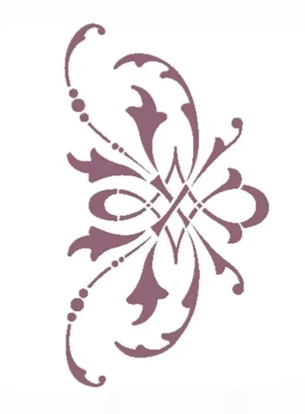 Best Plantilla de Stencil T-33033 Ornamentación 30x42 cm Dayka Plantillas