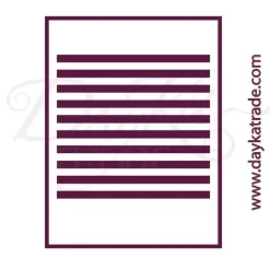 New Plantilla de Stencil T-3261 Rayas 21x30cm Dayka Plantillas