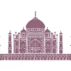 Clearance Plantilla de Stencil T-33037 Taj Mahal 30x42 cm Dayka Plantillas