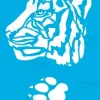 Online Plantilla de Stencil Tigre 15x20cm Plantillas