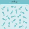 Clearance Plantilla de stencil Tijeras 15x15cm Plantillas