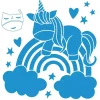 Best Plantilla de Stencil Unicornio STA-140 14x14cm Plantillas