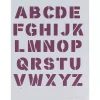 Outlet Plantilla de Stencil V-243 Abecedario 15x21cm Dayka Plantillas