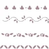 New Plantilla de Stencil V-155 Cenefas15x21cm Dayka Plantillas