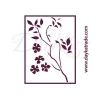 Online Plantilla de Stencil V-295 Flores 15x21cm Dayka Plantillas