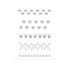 Clearance Plantilla de Stencil V-152 Florecillas 15x21cm Dayka Plantillas
