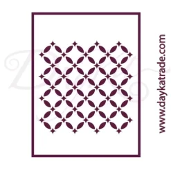 Clearance Plantilla de Stencil V-299 Fondo 15x21cm Dayka Plantillas