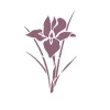 Hot Plantilla de Stencil V-174 Lirio 15x21cm Dayka Plantillas