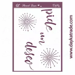 Hot Plantilla de Stencil V-356 Pide un deseo 15x21cm Dayka Plantillas