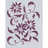 Online Plantilla de Stencil V-218 Poinsettia 15x21cm Dayka Plantillas