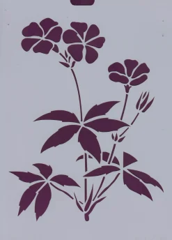 Clearance Plantilla de Stencil V-178 Ramo de flores 15x21cm Dayka Plantillas