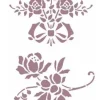 Best Plantilla de Stencil V-134 Ramo de Rosas 15x21cm Dayka Plantillas