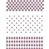 Plantilla de Stencil V-213 Rombos, circulos y cuadrados 15x21cm Dayka Plantillas