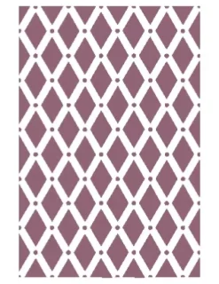 Online Plantilla de Stencil V-169 Rombos 15x21cm Dayka Plantillas