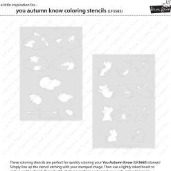New Plantilla de stencil You Autumn Know Plantillas