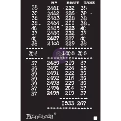 Hot Plantillas de Stencil Book Of Numbers Finnabair Prima Plantillas