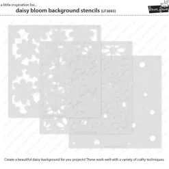 Sale Plantillas de stencil Daisy Bloom Background Plantillas