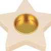 Outlet Portavelas De Madera Estrella Maderas
