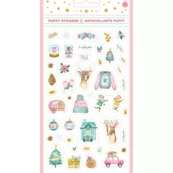 Puffy Stickers All You Need Is Christmas Navidad