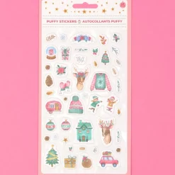 Puffy Stickers All You Need Is Christmas Navidad