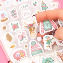 Puffy Stickers All You Need Is Christmas Navidad