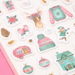 Puffy Stickers All You Need Is Christmas Navidad