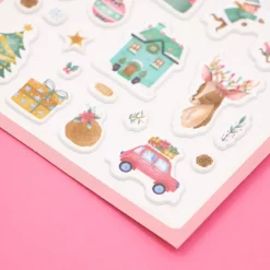 Puffy Stickers All You Need Is Christmas Navidad