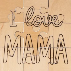 Outlet Puzzle De Madera I Love Mama Mosaico