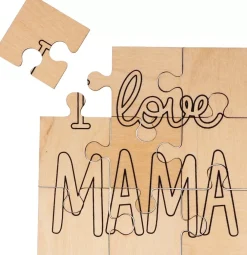 Outlet Puzzle De Madera I Love Mama Mosaico