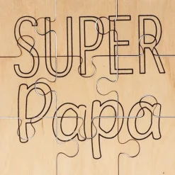 Sale Puzzle De Madera Super Papa Mosaico