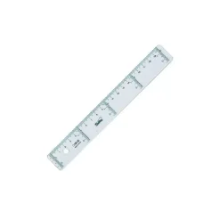 Outlet Regla de Plástico Transparente 20cm Herramientas De Corte
