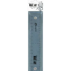 Outlet Regla Make Art Perfect Aligning Wendy Vecchi 7" Herramientas De Corte