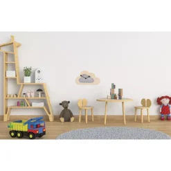 Outlet Reloj de Pared Madera Nube Maderas