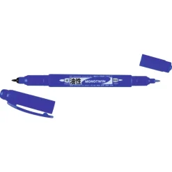 Hot Rotulador azul doble punta Monotwin Rotuladores