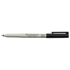 Rotulador caligráfico negro 1mm Rotuladores