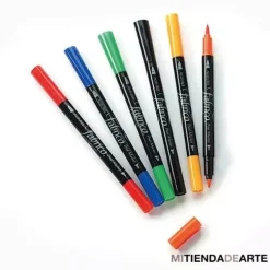 Hot Rotulador de dos puntas para tela Fabrico Telas, Sedas Y Fieltro|Rotuladores