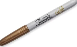 Clearance Rotulador Permanente Metálico Punta Fina Oro 0,9mm Pinturas Para Tela Y Seda