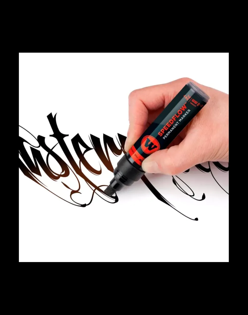 New Rotulador permanente negro cobrizo Speedflow Rotuladores