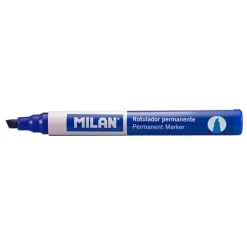 New Rotulador permanente punta biselada azul 1-4mm Rotuladores