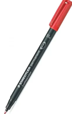 Clearance Rotulador permanente rojo F Lumocolor Rotuladores