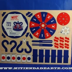 New Ruleta-18 Kits Recortables Serigrafiados de Marquetería 4010-18 Maquetas Y Modelismo